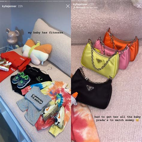 kylie jenner buys stormi prada bags|Kylie Jenner and Stormi Webster Have Matching Prada Bags: .